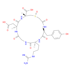 L-Cysteine,N-(2-mercaptoacetyl)-D-tyrosyl-L-arginylglycyl-L-a-aspartyl-, cyclic (1&reg;5)-thioether, S-oxide