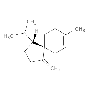 Spiro[4.5]dec-7-ene, 8-methyl-1-methylene-4-(1-methylethyl)-, (4R,5R)-