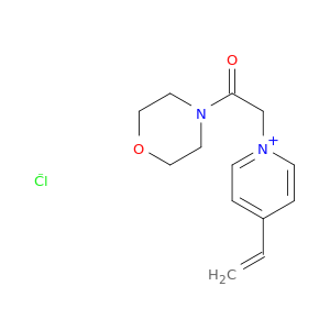 Pyridinium, 4-ethenyl-1-[2-(4-morpholinyl)-2-oxoethyl]-, chloride