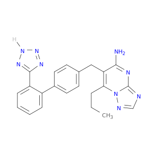 [1,2,4]Triazolo[1,5-a]pyrimidin-5-amine,7-propyl-6-[[2'-(2H-tetrazol-5-yl)[1,1'-biphenyl]-4-yl]methyl]-