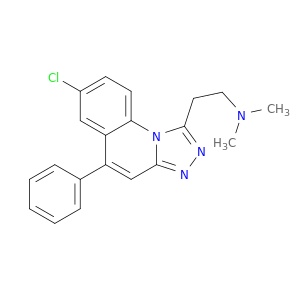 2-(7-氯-5-苯基-[1,2,4]三唑并[4,3-a]喹啉-1-基)-N,N-二甲基乙胺