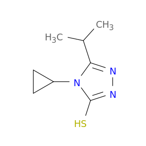 4-cyclopropyl-5-(propan-2-yl)-4H-1,2,4-triazole-3-thiol