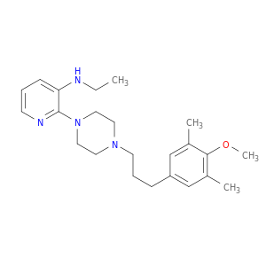 3-PYRIDINAMINE, N-ETHYL-2-[4-[3-(4-METHOXY-3,5-DIMETHYLPHENYL)PROPYL]-1-PIPERAZINYL]-