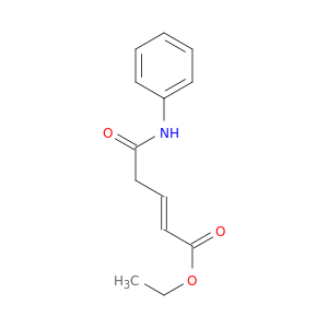 2-Pentenoic acid, 5-oxo-5-(phenylamino)-, ethyl ester, (E)-