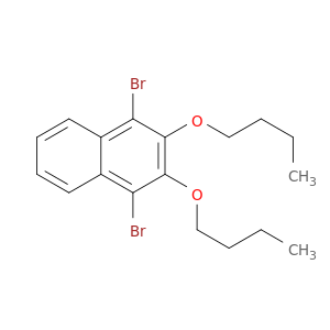 Naphthalene, 1,4-dibromo-2,3-dibutoxy-
