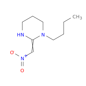Pyrimidine, 1-butylhexahydro-2-(nitromethylene)-