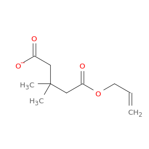 Pentanedioic acid, 3,3-dimethyl-, mono-2-propenyl ester