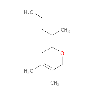 2H-Pyran, 3,6-dihydro-4,5-dimethyl-2-(1-methylbutyl)-