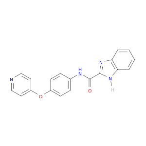 1H-Benzimidazole-2-carboxamide, N-[4-(4-pyridinyloxy)phenyl]-
