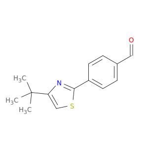 4-[4-(叔丁基)-1,3-噻唑-2-基]苯甲醛