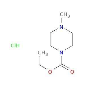 ethyl 4-methylpiperazine-1-carboxylate hydrochloride(1:1)