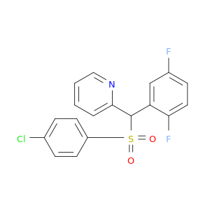 Pyridine, 2-[[(4-chlorophenyl)sulfonyl](2,5-difluorophenyl)methyl]-