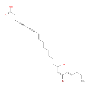 8,17,19-Tricosatriene-4,6-diynoicacid, 18-bromo-16-hydroxy-, (8E,17E,19E)-