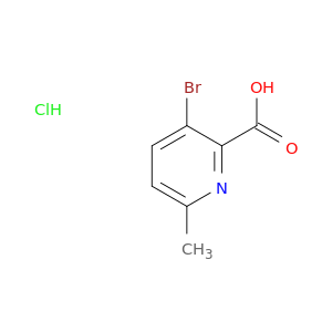 3-溴-6-甲基-吡啶-2-羧酸盐酸盐