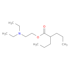 Pentanoic acid,2-propyl-, 2-(diethylamino)ethyl ester