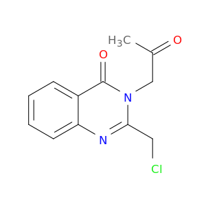 2-(Chloromethyl)-3-(2-oxopropyl)-3,4-dihydroquinazolin-4-one