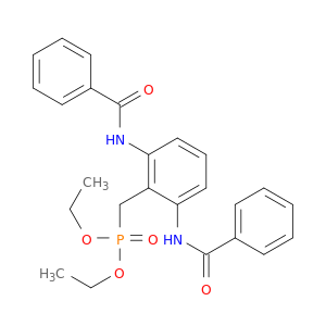 Phosphonic acid, [[2,6-bis(benzoylamino)phenyl]methyl]-, diethyl ester