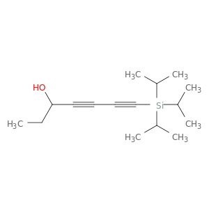 4,6-Heptadiyn-3-ol, 7-[tris(1-methylethyl)silyl]-