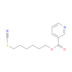 3-Pyridinecarboxylicacid, 6-thiocyanatohexyl ester
