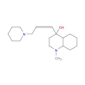 4-Quinolinol, decahydro-1-methyl-4-[4-(1-piperidinyl)-1,2-butadienyl]-