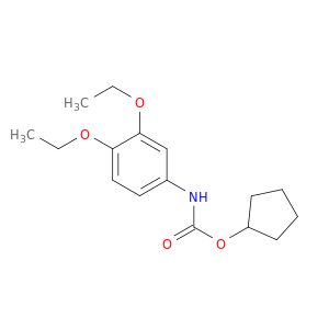 Carbamic acid, (3,4-diethoxyphenyl)-, cyclopentyl ester