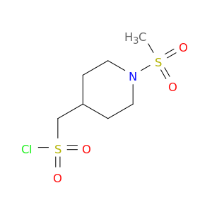 (1-Methanesulfonylpiperidin-4-yl)methanesulfonyl Chloride