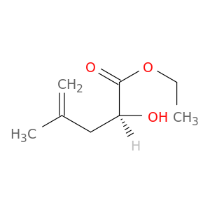 4-Pentenoic acid, 2-hydroxy-4-methyl-, ethyl ester, (2S)-