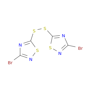 1,2,4-噻二唑,5,5'-dithiobis[3-溴-