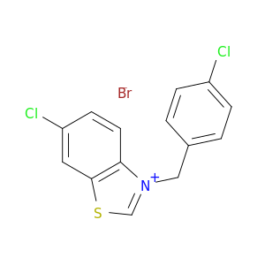 Benzothiazolium, 6-chloro-3-[(4-chlorophenyl)methyl]-, bromide