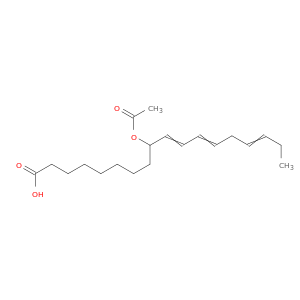 10,12,15-Octadecatrienoic acid, 9-(acetyloxy)-