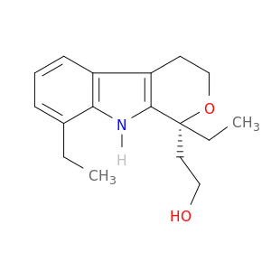 Pyrano[3,4-b]indole-1-ethanol, 1,8-diethyl-1,3,4,9-tetrahydro-, (1R)-