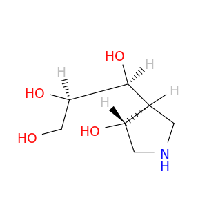 1,2,3-Propanetriol, 1-[(3S,4R)-4-hydroxy-3-pyrrolidinyl]-, (1S,2R)-