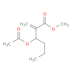 Hexanoic acid, 3-(acetyloxy)-2-methylene-, methyl ester