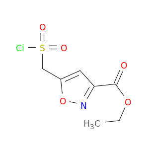 ethyl 5-[(chlorosulfonyl)methyl]-1,2-oxazole-3-carboxylate
