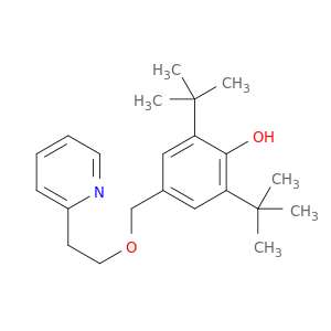 Phenol, 2,6-bis(1,1-dimethylethyl)-4-[[2-(2-pyridinyl)ethoxy]methyl]-
