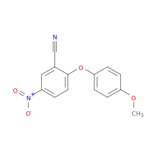 2-(4-METHOXYPHENOXY)-5-NITRO-BENZONITRILE