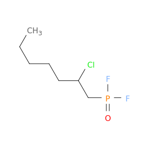Phosphonic difluoride, (2-chloroheptyl)-