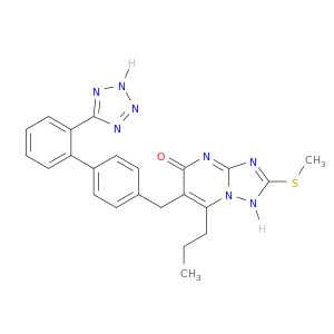 [1,2,4]Triazolo[1,5-a]pyrimidin-5(1H)-one,2-(methylthio)-7-propyl-6-[[2'-(2H-tetrazol-5-yl)[1,1'-biphenyl]-4-yl]methyl]-