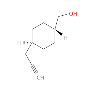 Cyclohexanemethanol, 4-(2-propynyl)-, trans-