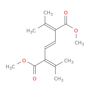 3-Hexenedioic acid, 2,5-bis(1-methylethylidene)-, dimethyl ester, (E)-