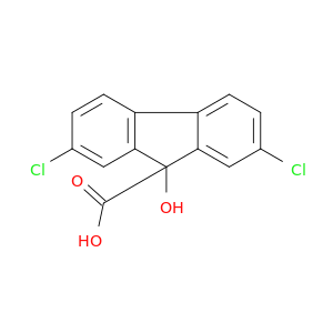 9H-Fluorene-9-carboxylic acid, 2,7-dichloro-9-hydroxy-