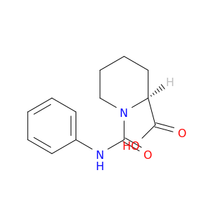 2-Piperidinecarboxylic acid, 1-[(phenylamino)carbonyl]-, (2S)-