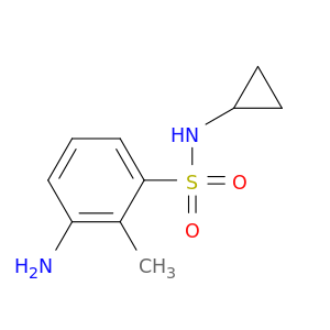 3-amino-N-cyclopropyl-2-methylbenzene-1-sulfonamide
