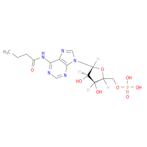 5'-Adenylic acid, N-(1-oxobutyl)-