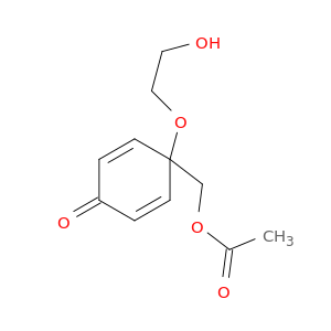 2,5-CYCLOHEXADIEN-1-ONE, 4-[(ACETYLOXY)METHYL]-4-(2-HYDROXYETHOXY)-