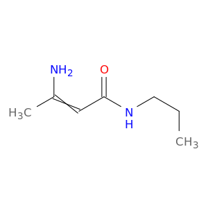 2-Butenamide, 3-amino-N-propyl-