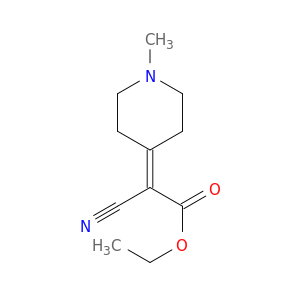 Acetic acid, cyano(1-methyl-4-piperidinylidene)-, ethyl ester