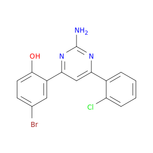 Phenol, 2-[2-amino-6-(2-chlorophenyl)-4-pyrimidinyl]-4-bromo-