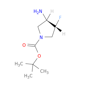 反式-叔丁基-3-氨基-4-氟吡咯烷-1-羧酸叔丁酯