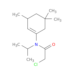 2-chloro-N-propan-2-yl-N-(3,5,5-trimethyl-1-cyclohexenyl)acetamide